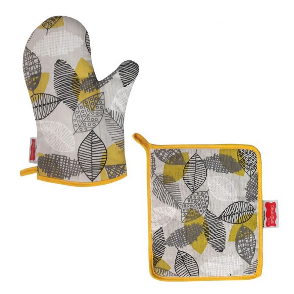 Dialogue Home Cempal Tangan+Kotak Print Motif Leaves Series
