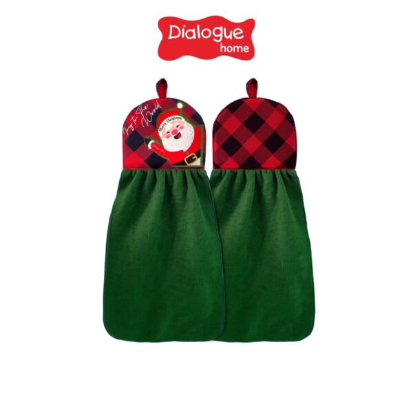Dialogue Home Serbet Microfiber Dbl Apl Bdr Merry Christmas Series - Gambar 3