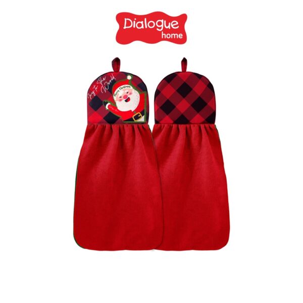Dialogue Home Serbet Microfiber Dbl Apl Bdr Merry Christmas Series - Gambar 2