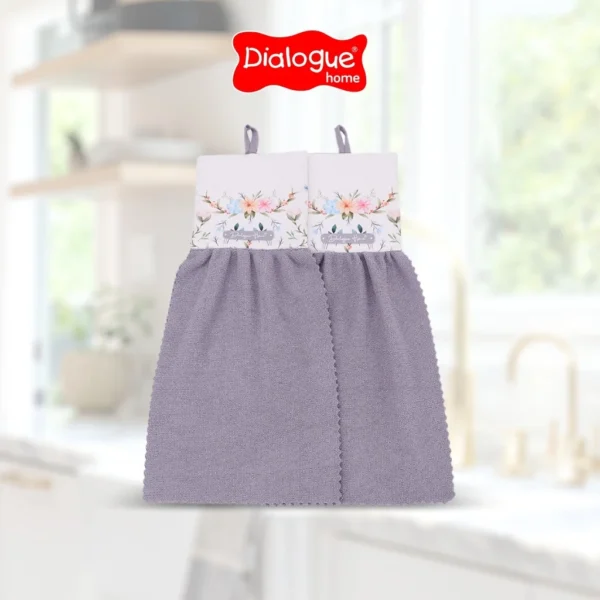 Dialogue Home Serbet Double Motif Flower Series