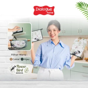 Dialogue Home Cempal Kotak Isi 2 Print Flower Bird Series