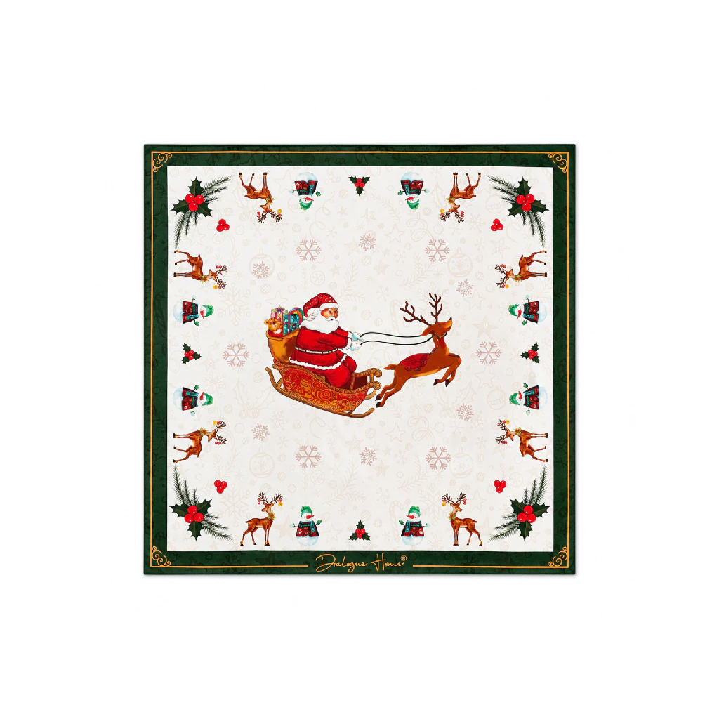 Dialogue Home Sarung Bantal Sofa Santa Sleigh Series