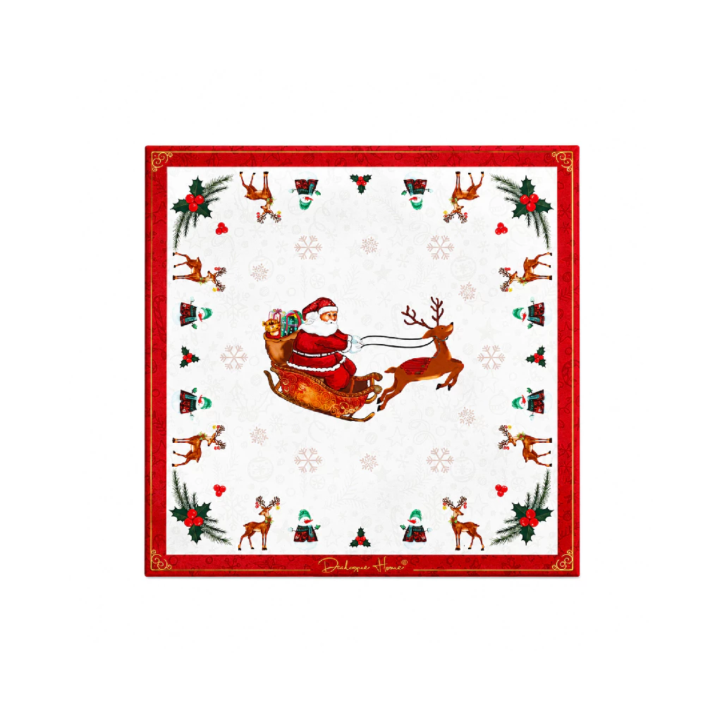 Dialogue Home Sarung Bantal Sofa Santa Sleigh Series - Gambar 2