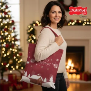 Dialogue Home Tote Bag Maxi Chrismast Series